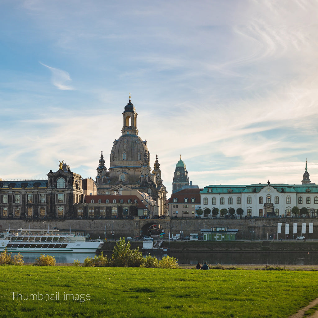 Dresden, panoramic, photo, historic, city, urban, river, elbe