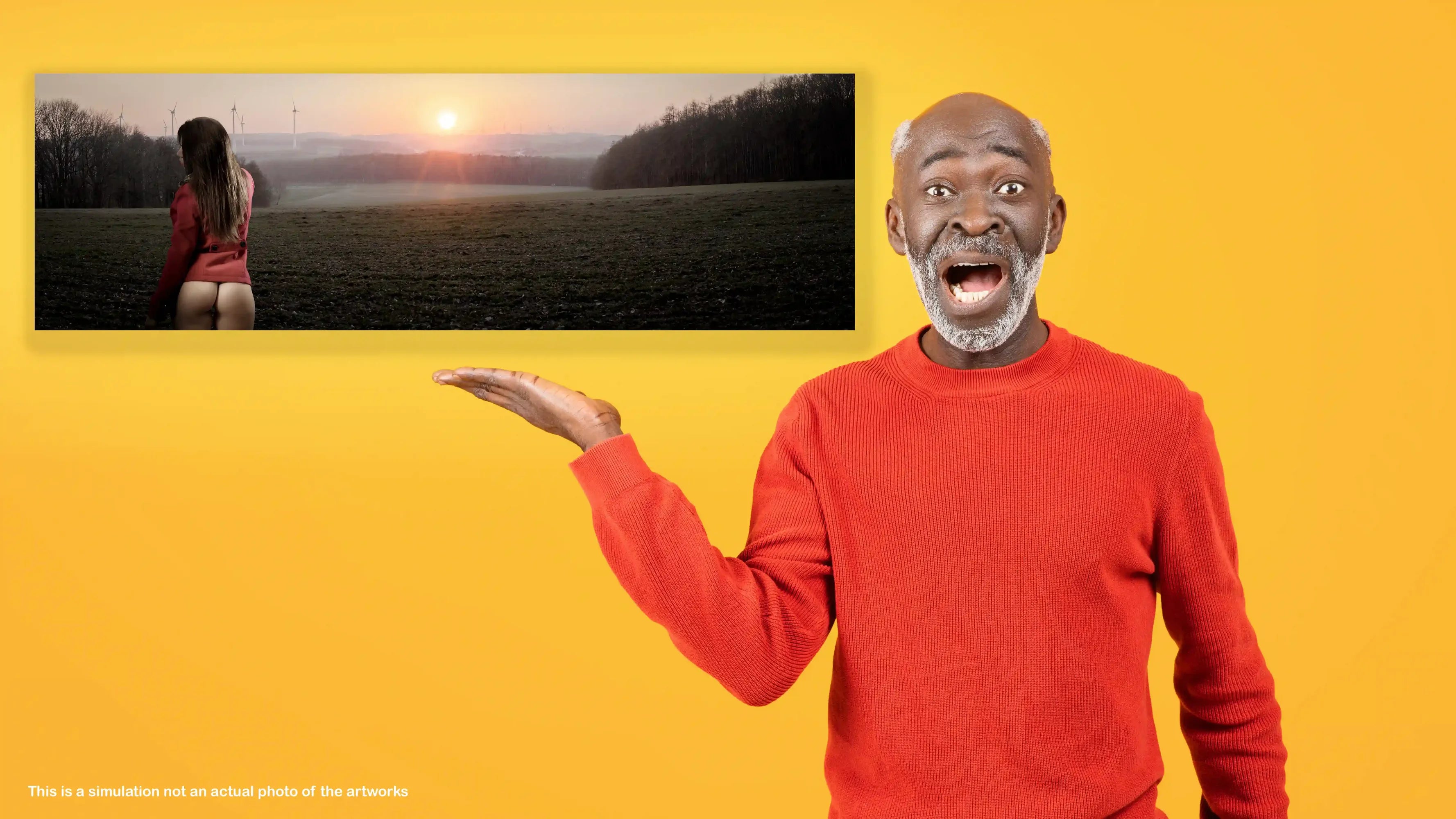 Model, Field, Pano, sunset, sun, sexy, sky