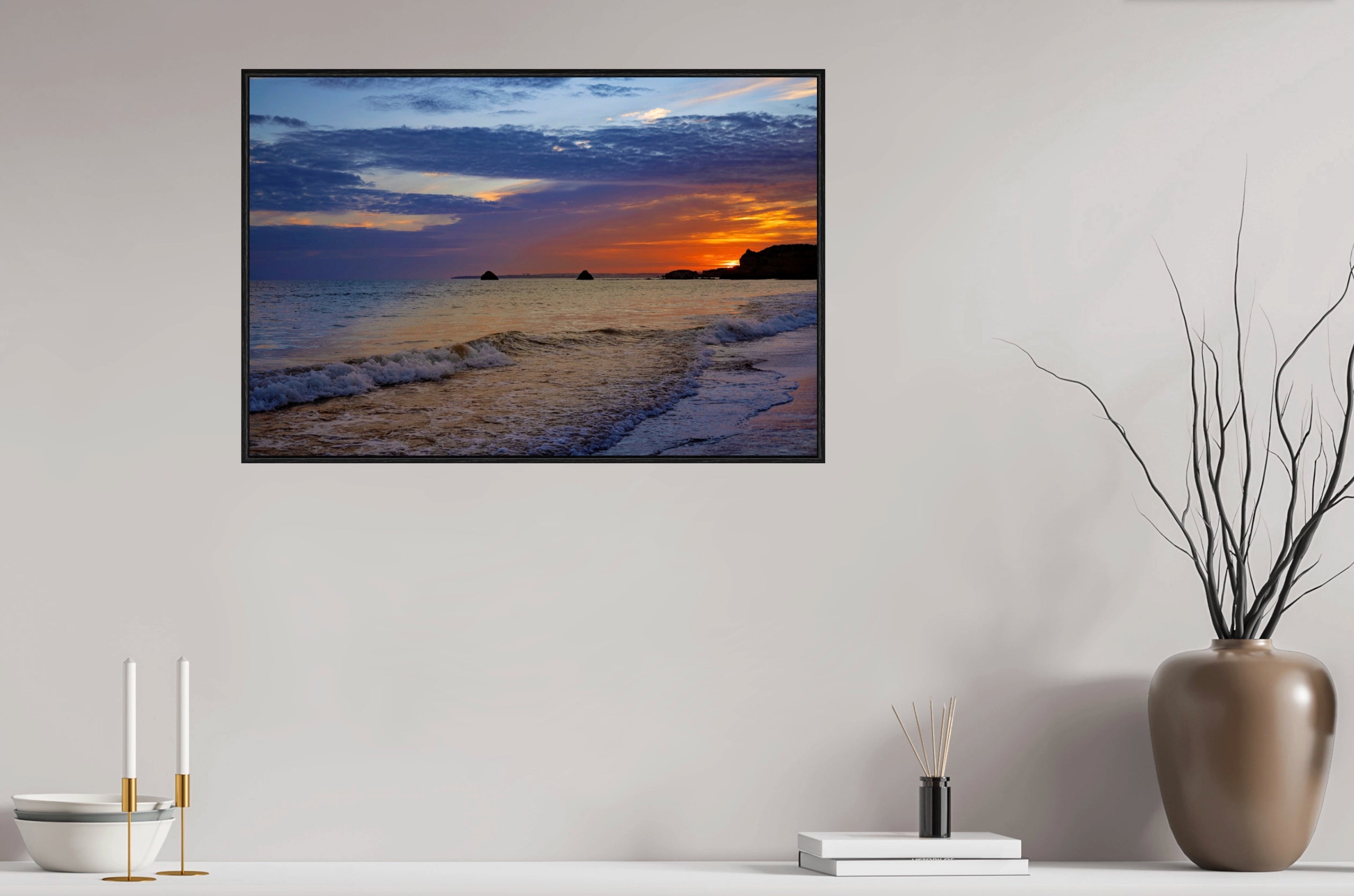 Whispers of the Atlantic: Sunset at the Shore