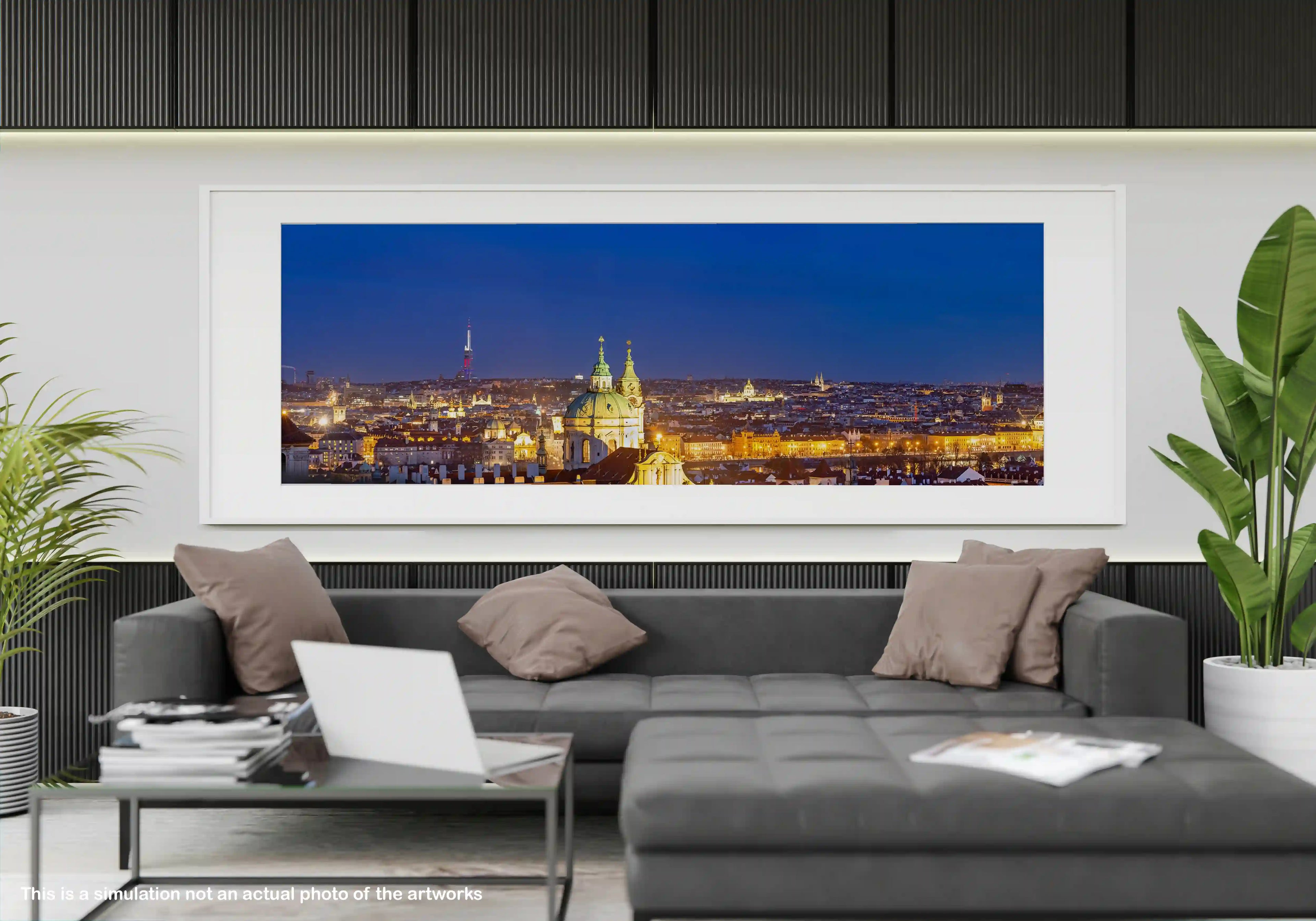 Prague, Blue, hour, panoramic, photo, blue, sky, golden, light, evening