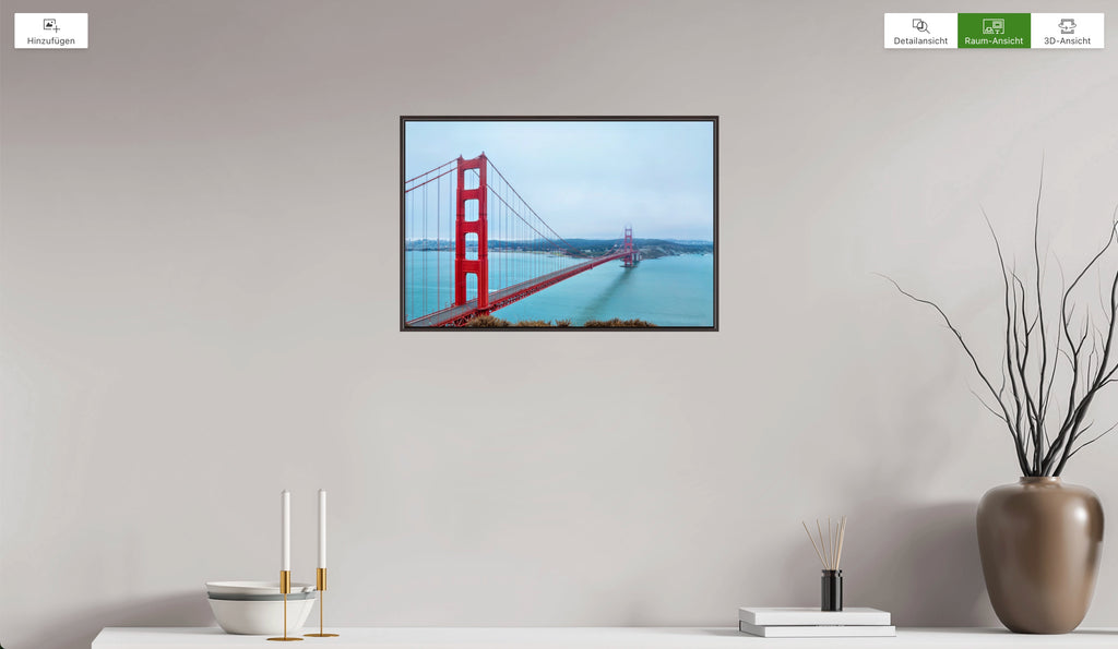 Golden Gate in the Mist. Premium.