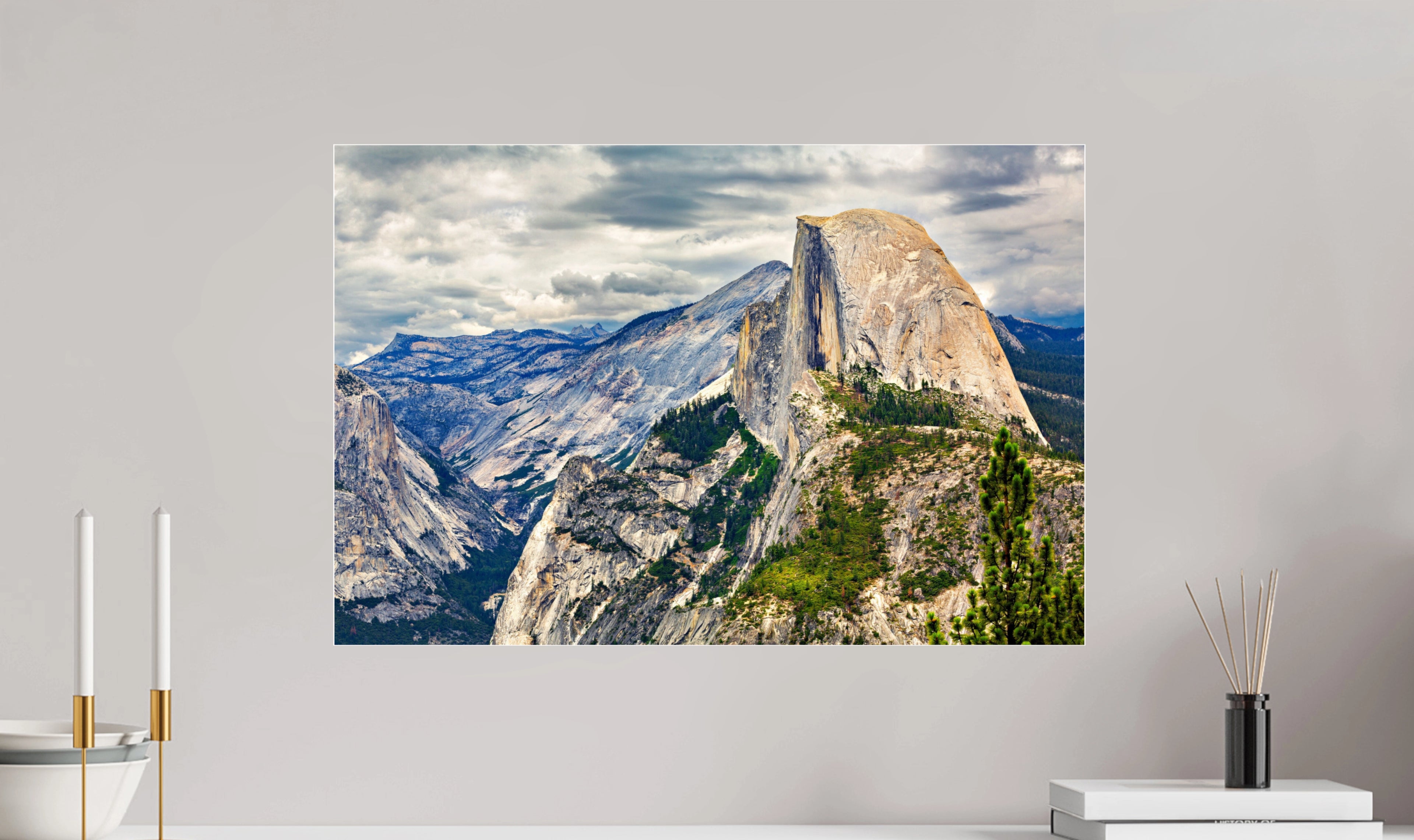 Majesty of Half Dome: Yosemite Natural Gradiossity