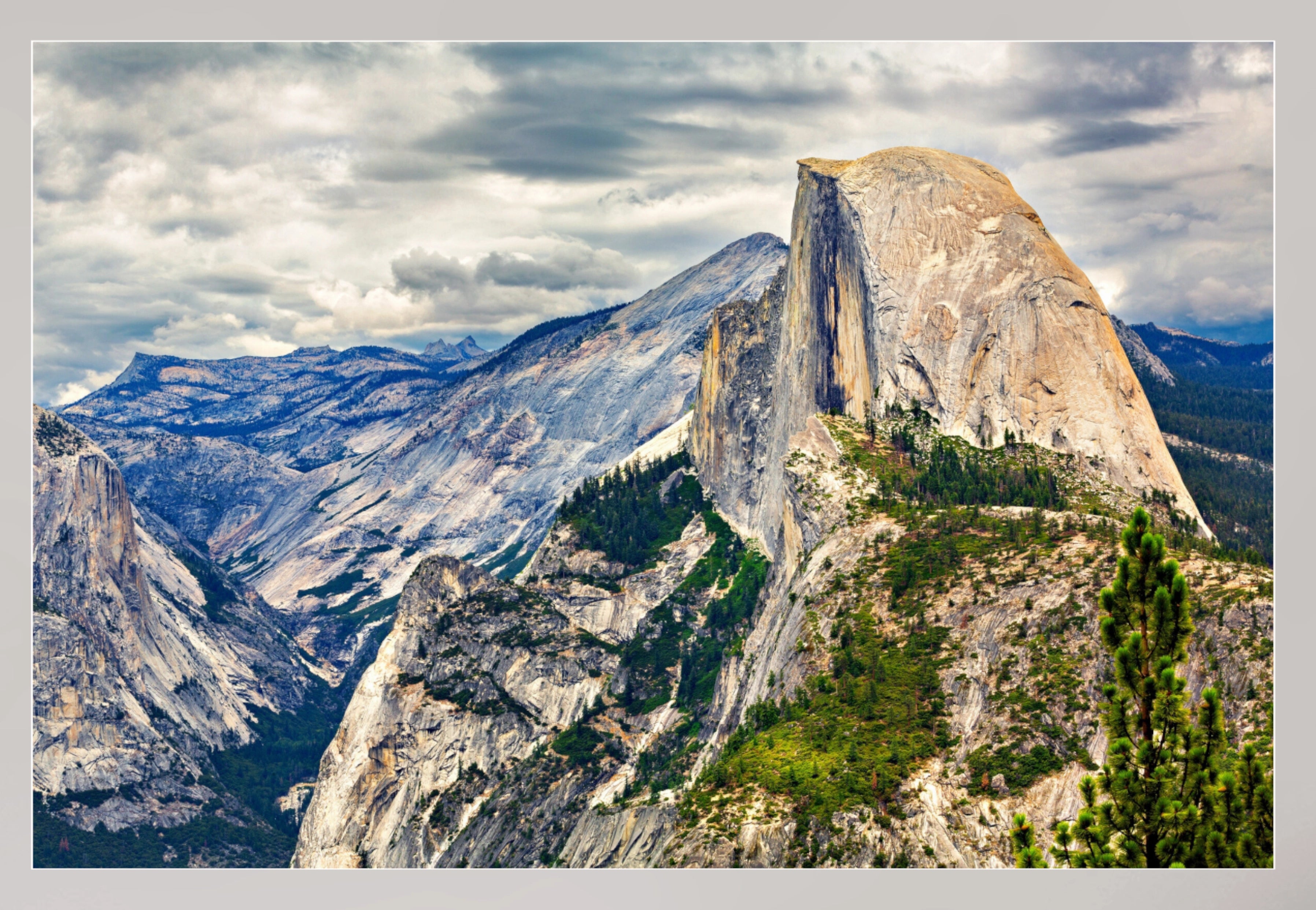 Majesty of Half Dome: Yosemite Natural Gradiossity